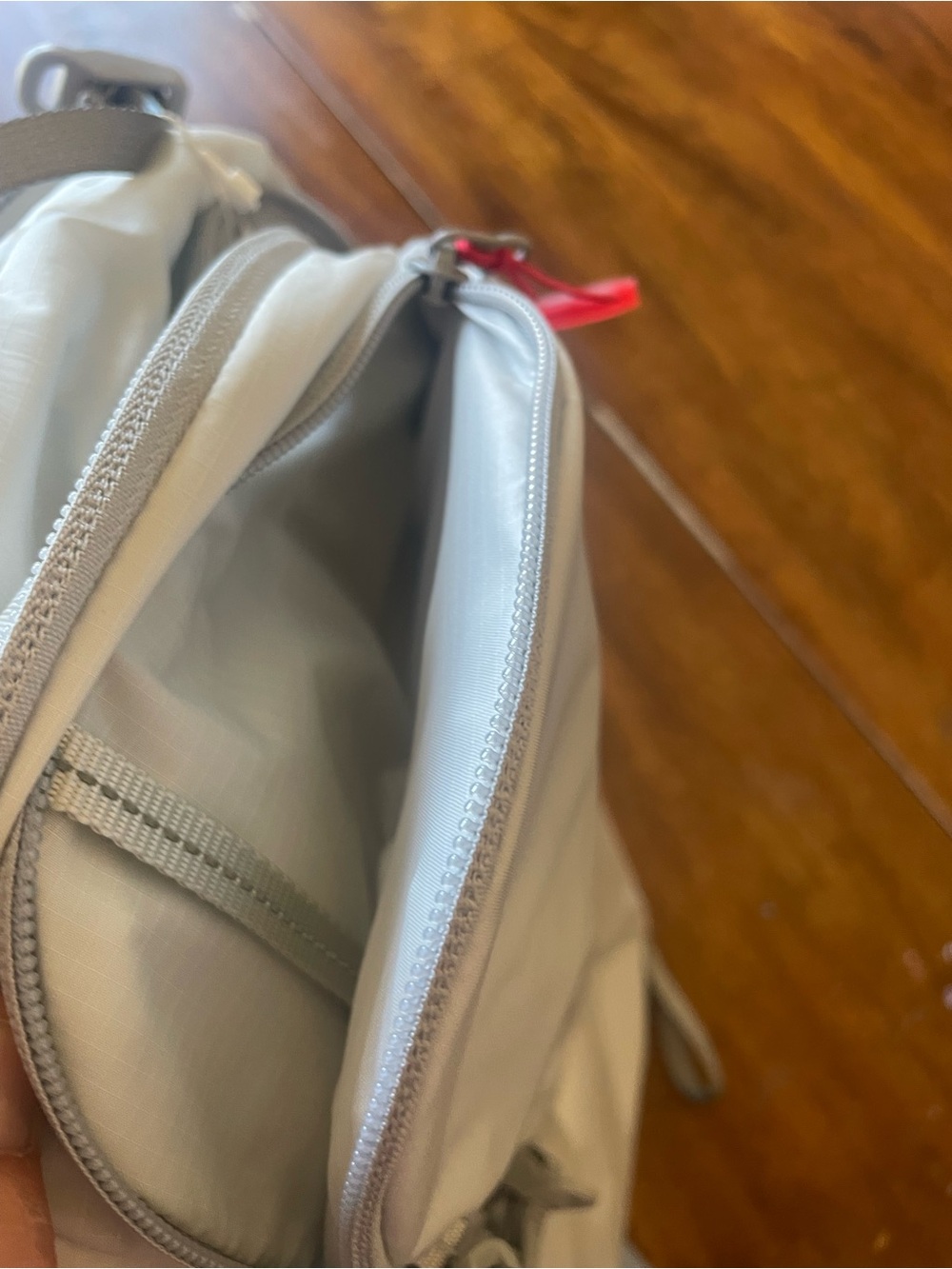 NWT lululemon All Sport Backpack 10L Vapor Silver Running Hiking Bike Bag - Picture 4 of 7